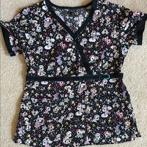 Tokidoki Koi Cartoon Print Top